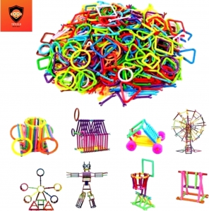 Toylelo Stick Shape Building Blocks (120 pcs) (Multicolor)