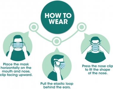 Romsons Dispo Mask 3 Ply Mask With Elastic Ear Loops, 50 pcs/ Pack, Dispo Mask 3 Ply Mask With Elastic Ear Loops Surgical Mask With Melt Blown Fabric Layer (Blue, Free Size, Pack of 1, 3 Ply)