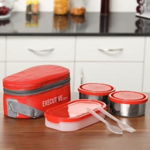 MILTON Executive 3 Containers Lunch Box (1010 ml)
