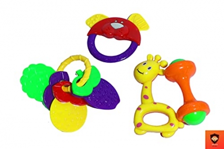 Toylelo Touch Soft Toy Small rattle Balls Set of 4