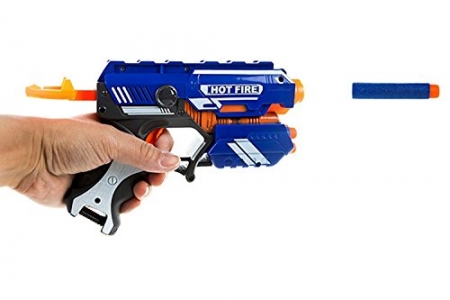Toylelo Blaze Blaster Storm Hot Fire Shooting Toy Gun with 10 Soft Foam Bullets Perfect Guns for Boys Kids, Toy Gun, Toy Gun Pistol, Toy Gun for Boys Toys for Boys Gun (for 12 Years)