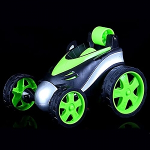 Toylelo Stunt Car, 4WD 2.4GHz Double Sided Rotating 360 Flips Vehicles, Drift High-Speed Off-Road Stunt Truck Toys for 3-12 Year Old Boy (Multicolor)