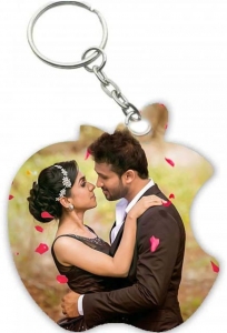 Smart Gift Key Ring with Both Sided Photo Print - Key Chain (Multicolor)