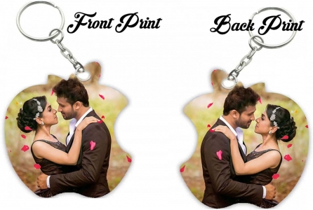 Smart Gift Key Ring with Both Sided Photo Print - Key Chain (Multicolor)
